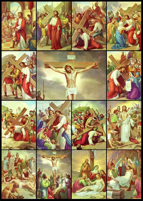 1 to 14 station of the cross pictures